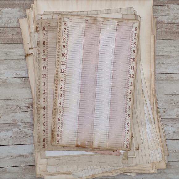 Dyed Paper Seconds: Imperfect Eco Dyed Paper Mix with Dictionary Prints - Picture 5 of 13